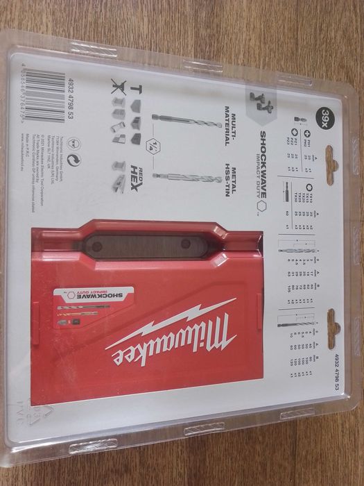 Набір біт та свердл ShW HEX / RedHEX HSS-G TiN MILWAUKEE, (39шт)_2