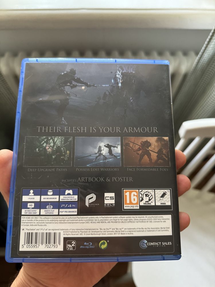 Mortal shell PS4 artbook