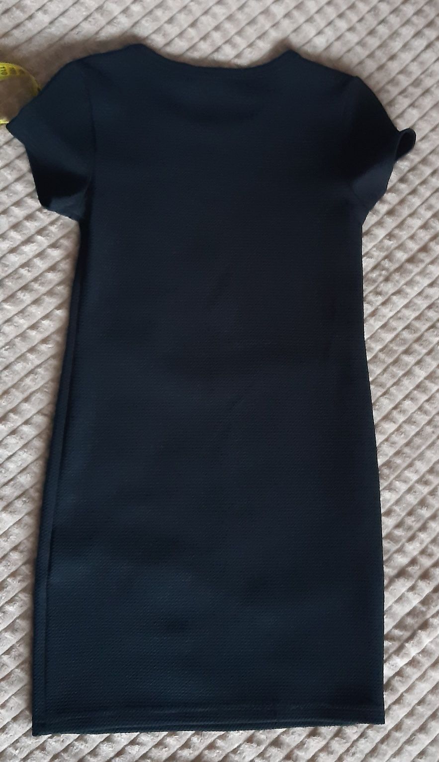 Черное школьное платье