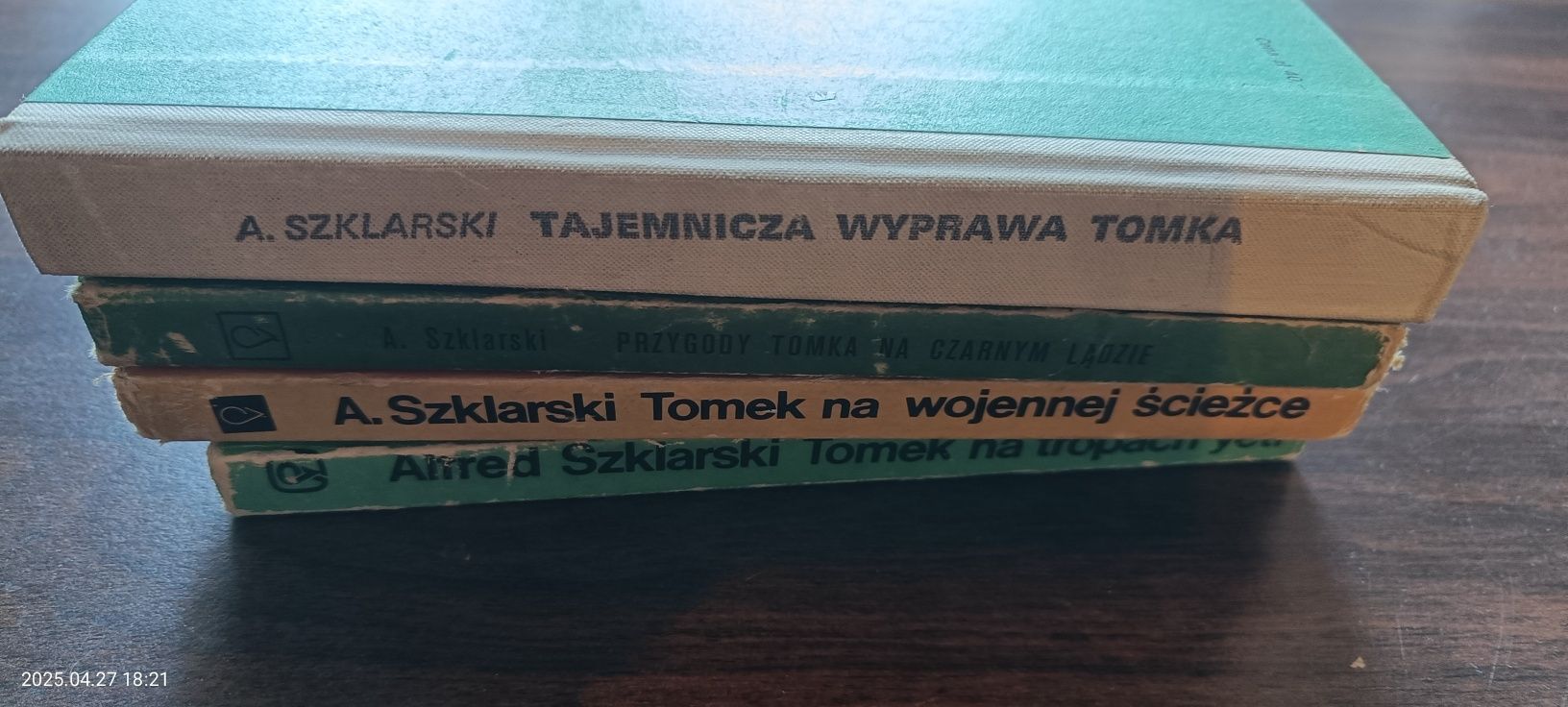 Zestaw książek Alfred szklarski o Tomku