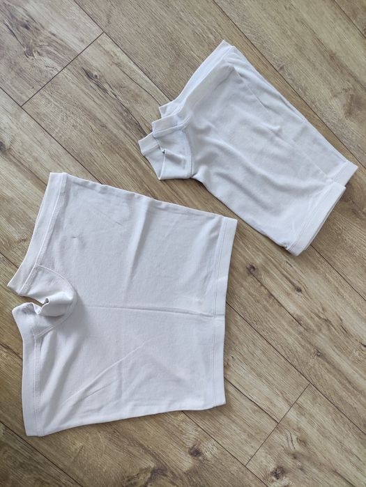 Majtki reformy z nogawka 3 szt spodenki szorty basic S/M beż wool wełn