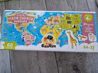 Puzzle Czuczu mapa świata