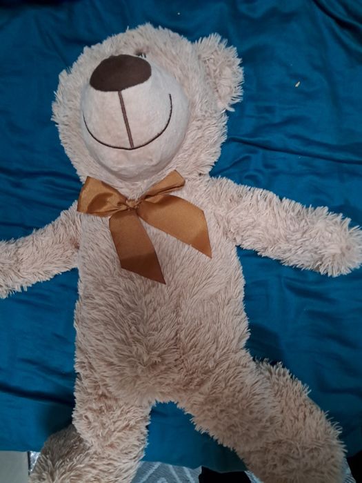 Pluszak miś beżowy i pluszak z bajki stich