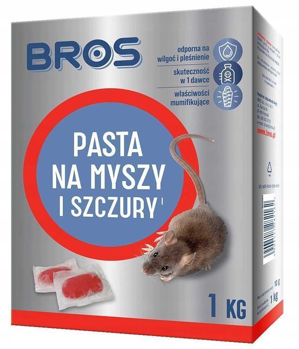 Bros - Pasta Na Myszy I Szczury 1Kg