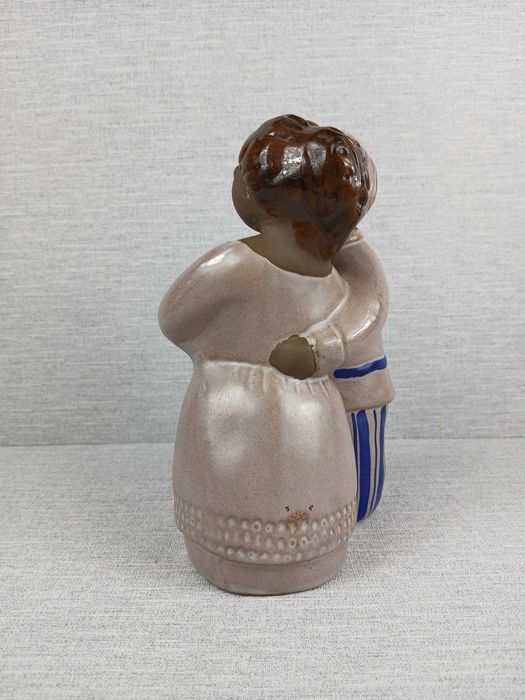 Ceramiczna figurka zakochanej pary Szkliwiona JIE Gantofta Szwecja