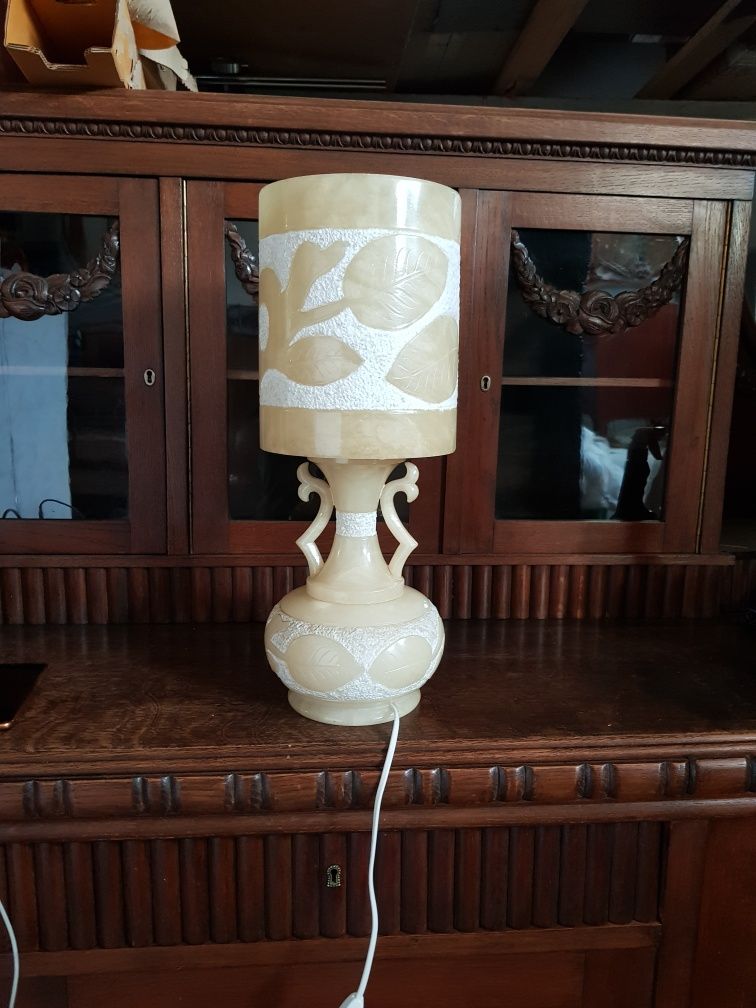 Lampa z marmuru antyk Art-deco