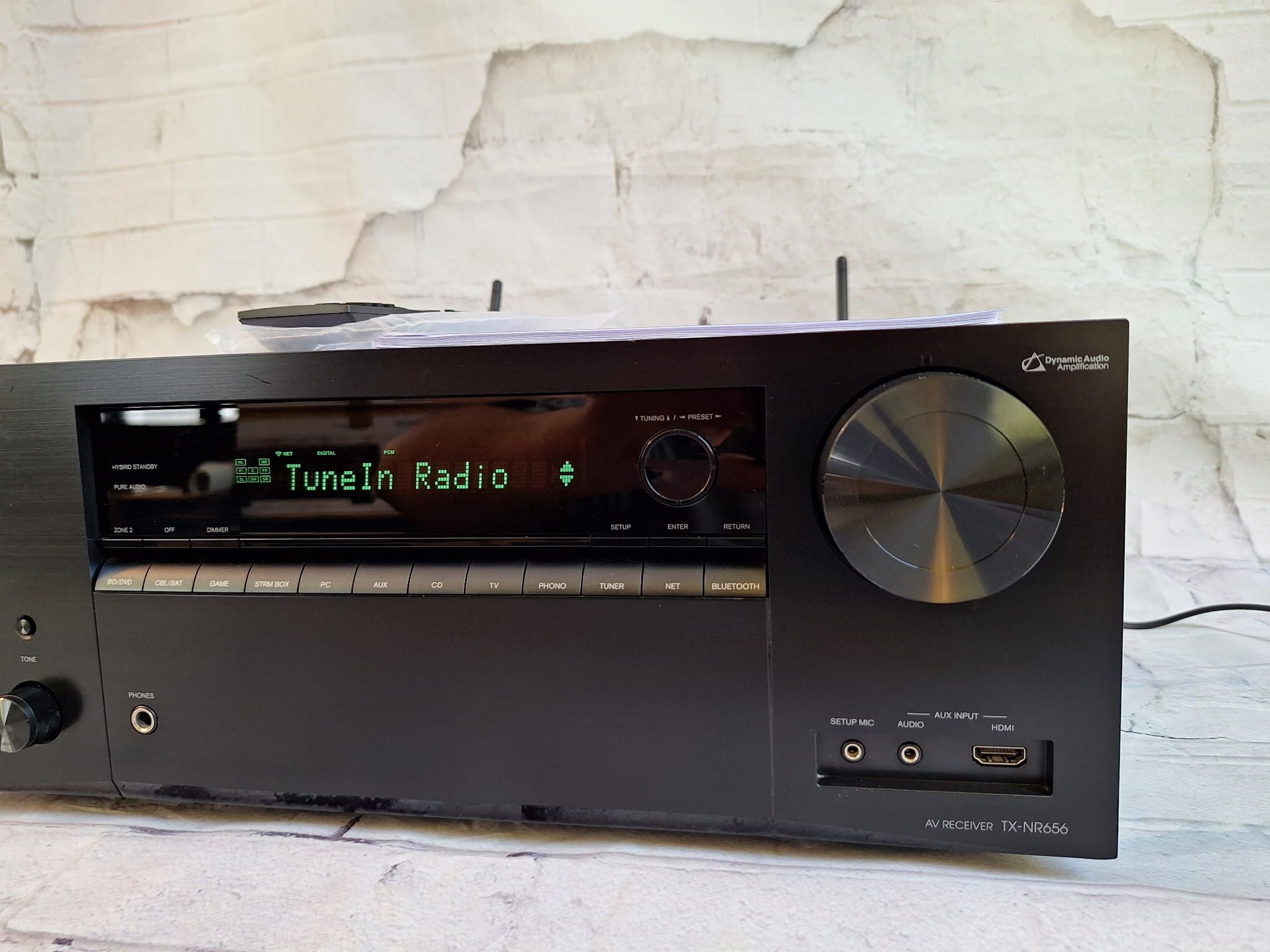 Mocny  Onkyo TX-NR656  Wi-Fi  Bluetooth 4K60p Atmos Spotify Net Radio