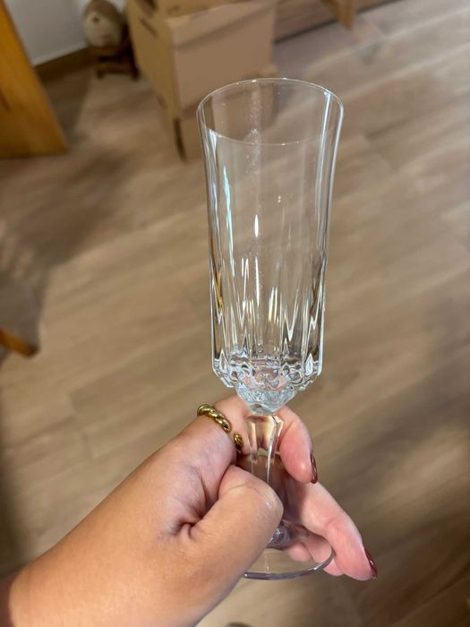 Conjunto de copos de Cristal D’Arques