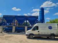 Стационарный бетонный завод , узел АБЗУ-40 - 40м/куб/час БСУ, РБУ