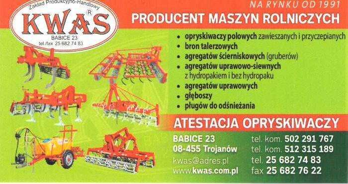 Brona chmielowa KWAS HYDRAULICZNA chmielówka pazurki