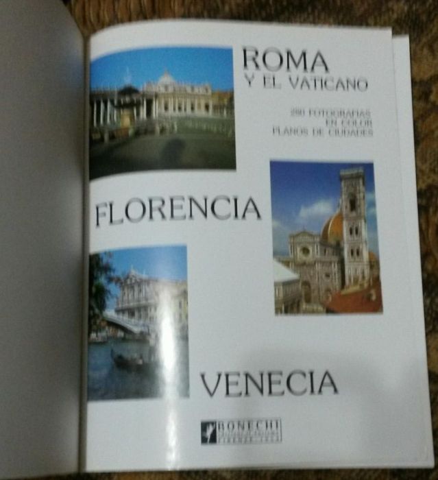 Guia Fotográfico descritivo de Roma, Florença e Veneza - Espanhol