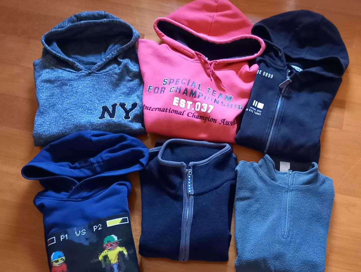 Bluza chłopięca, polar rozm.134/140 (cena za 6 szt)