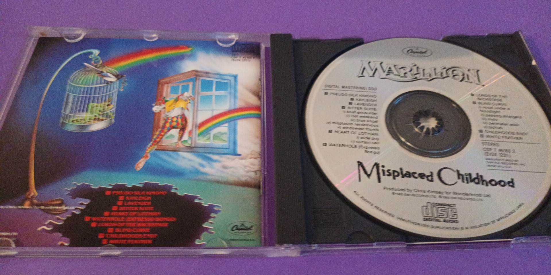 Marillion – Misplaced Childhood , CD 1987 USA - unikat z błędem