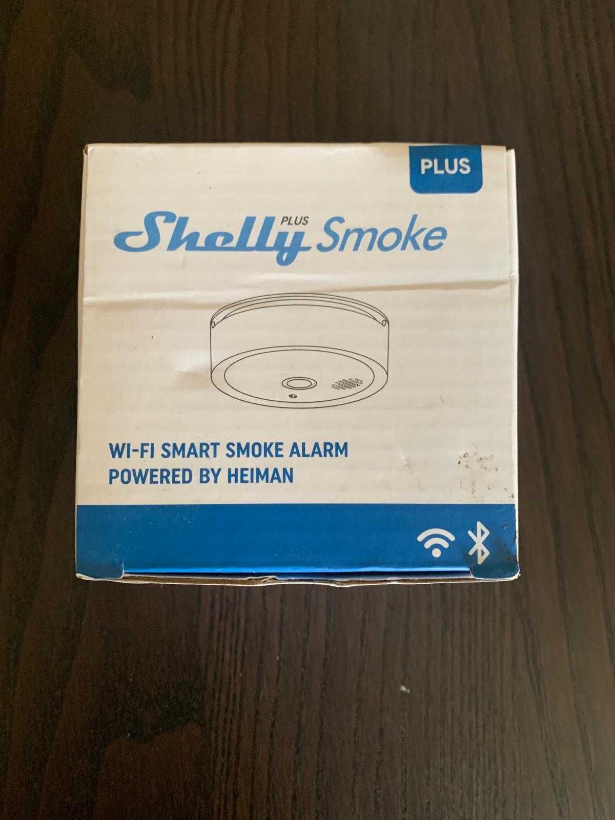 SHELLY Sensor de Fumo Inteligente com Alarme Integrado