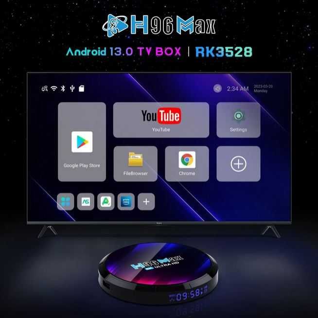 Box Android 13 RK3528 4G RAM + 64GB