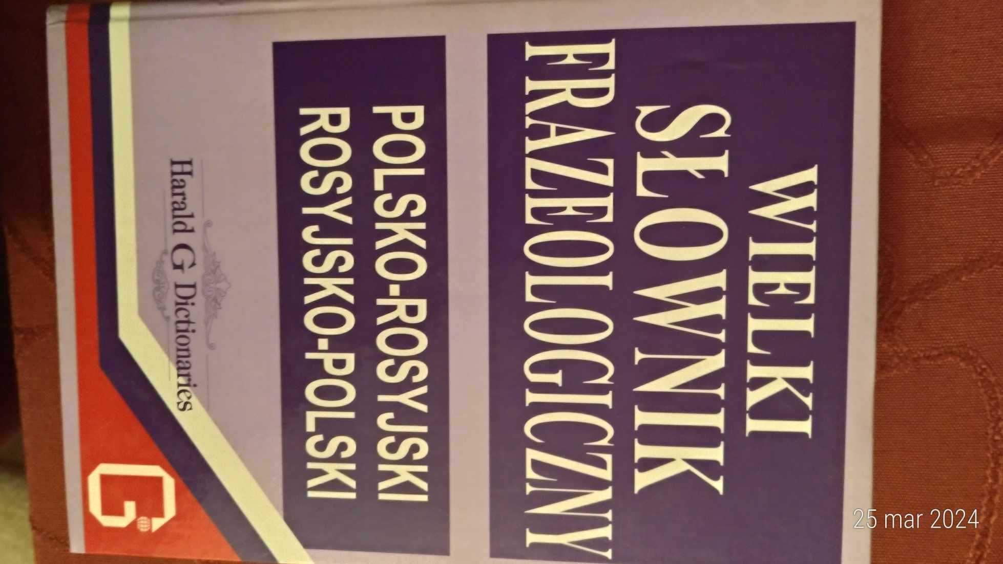 słowniki rosyjsko-polskie/polsko-rosyjskie ZESTAW 4 rodzajów