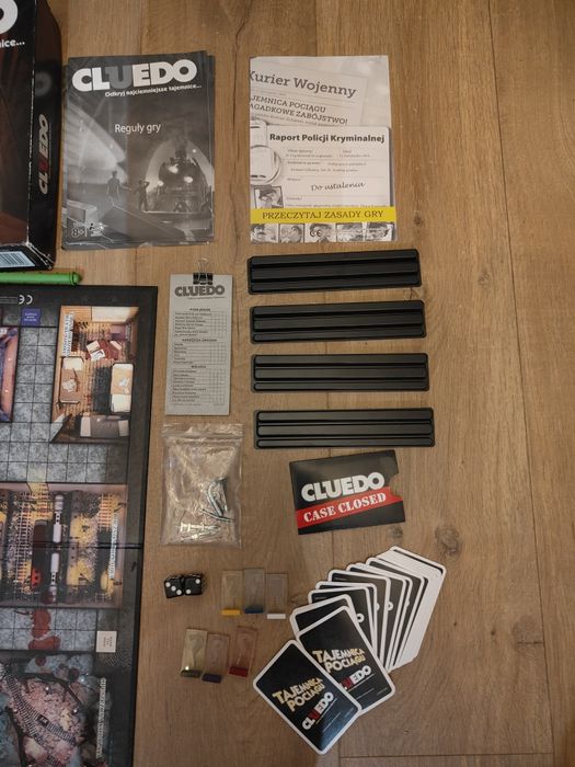 Cluedo Tajemnica pociągu - kryminalna gra planszowa