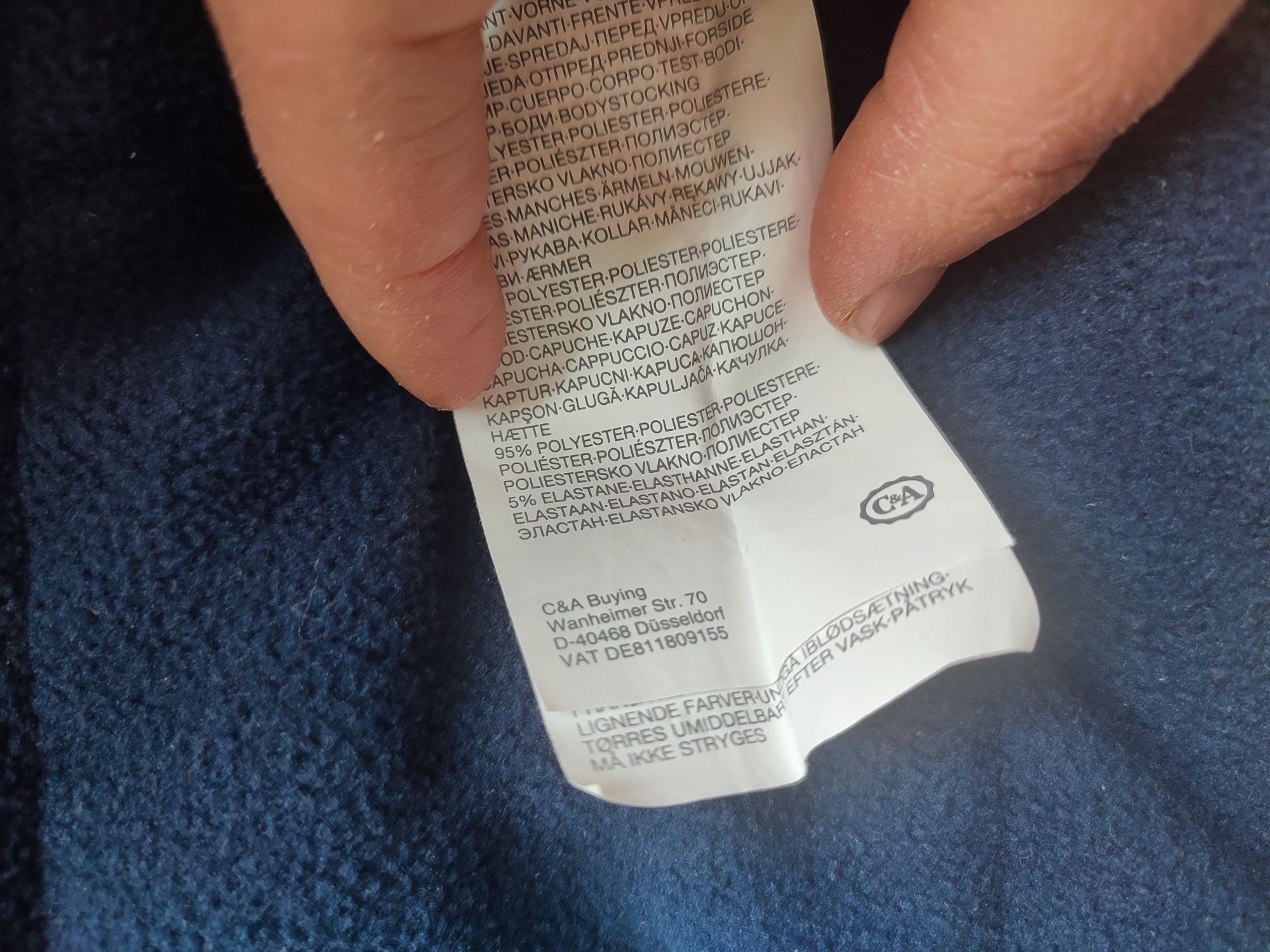 Ciepły i gruby Softshell C&A 104