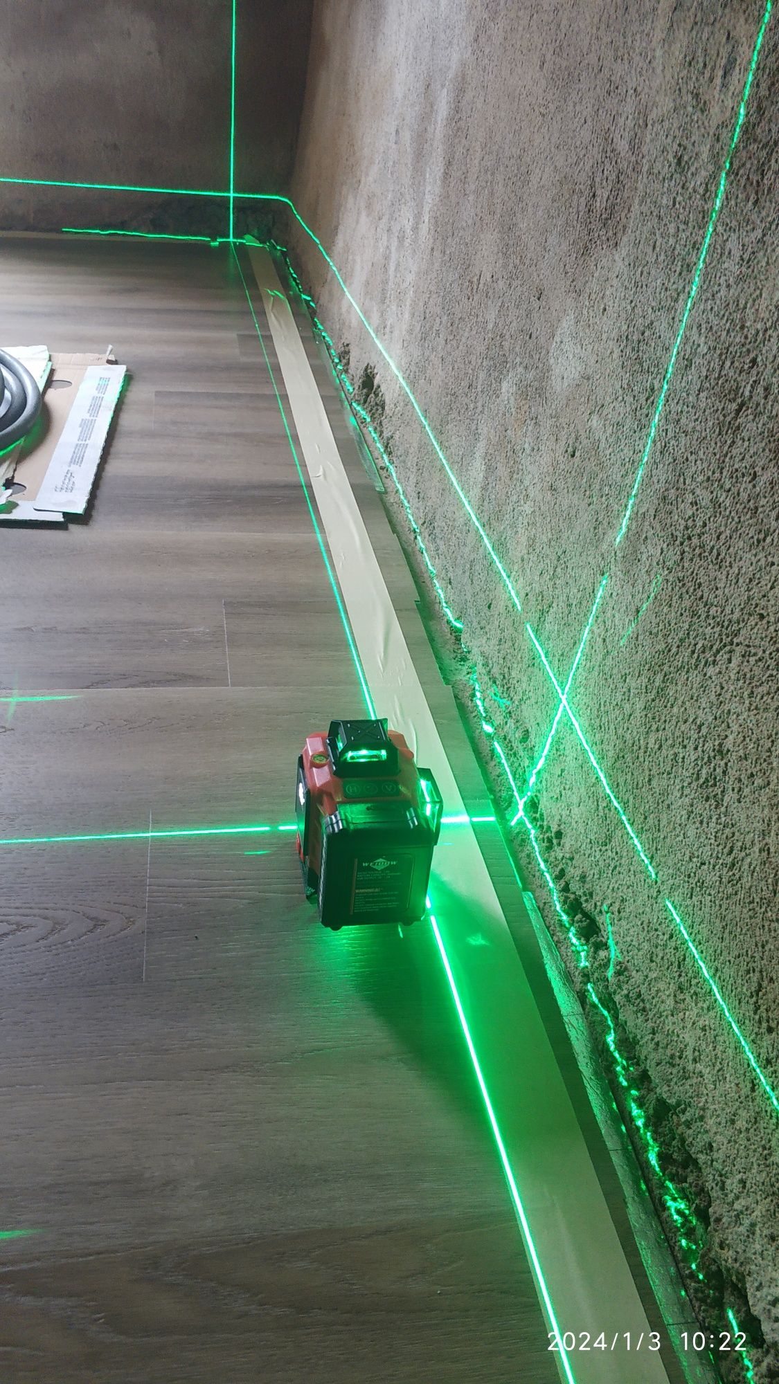 Nível a laser 16 linhas COMO NOVO