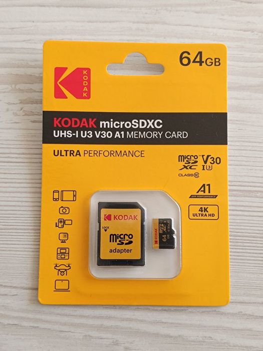 Карта пам'яті micro SD 64ГБ