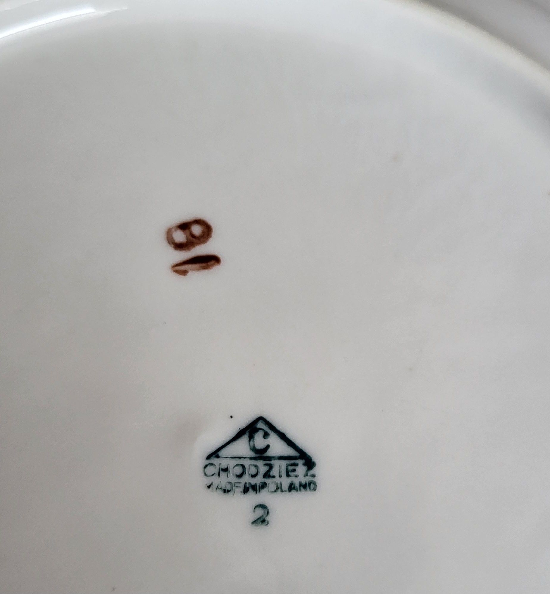 Talerze obiadowe głębokie porcelana Chodzież prl vintage 6 sztuk