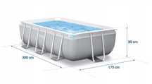 Basen intex 3m x 1.75m x 0.8m