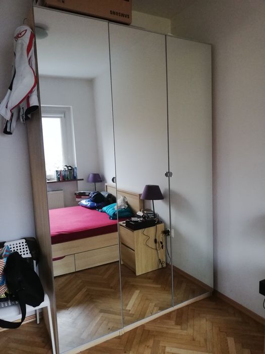 Szafa Ikea Pax z lustrzanymi drzwiami 150 x 60 x 236