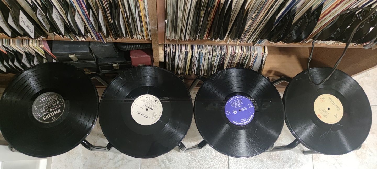 Banco em disco vinil