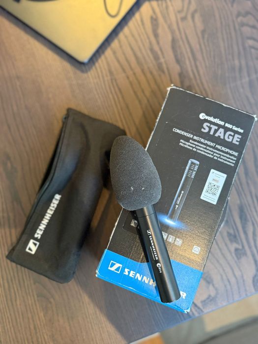 Microfone/Membrane Condenser Microphone  Sennheiser E914 c.caixa/w.box