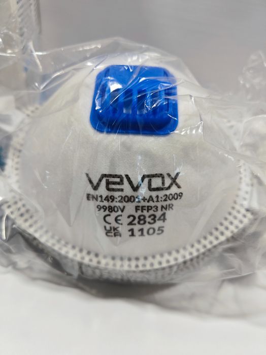 Vevox Maska Twarzowa Ffp3 Z Zaworem 20 Szt.