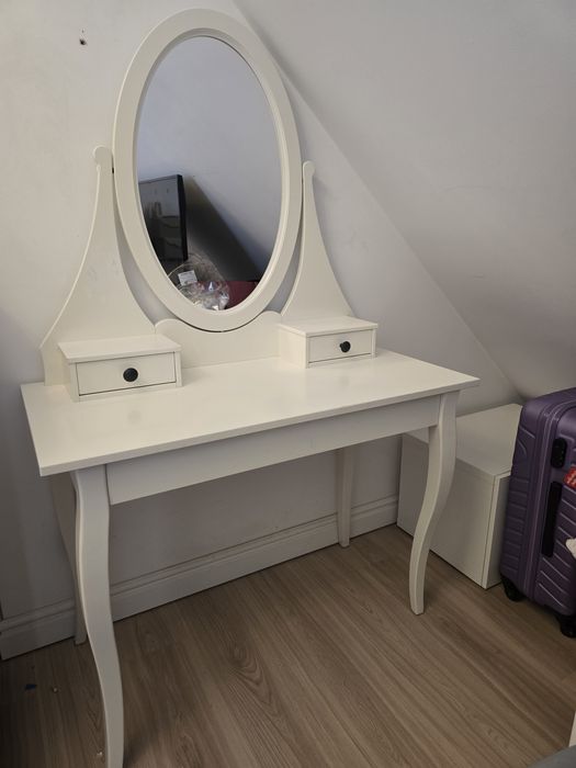 Toaletka Hemnes 100/50 z krzesłem