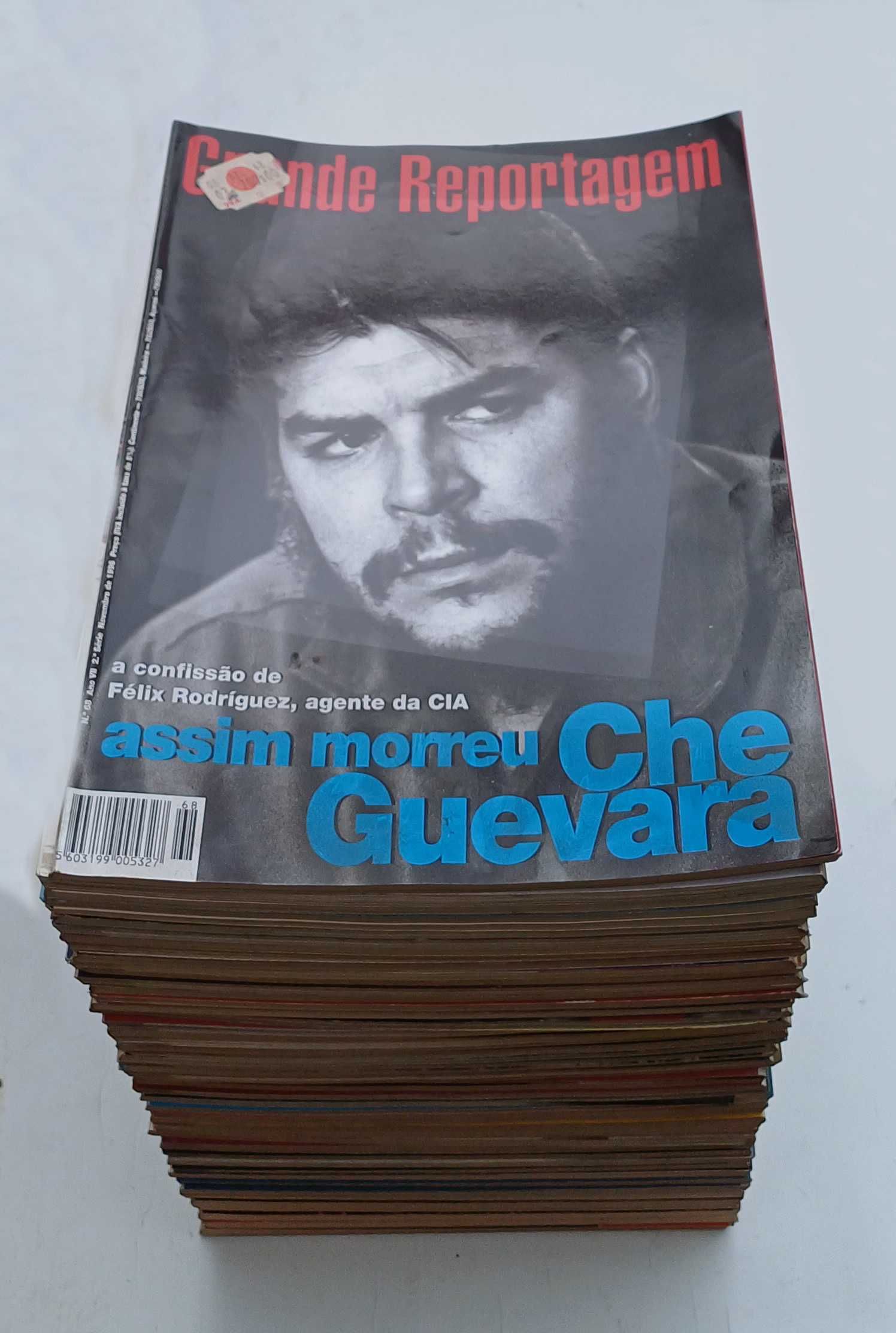 54 revistas Grande Reportagem do nº 1 ao nº 57