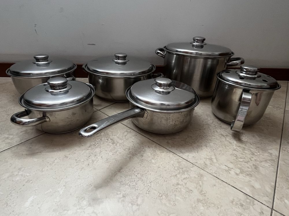 Conjunto de tachos inox