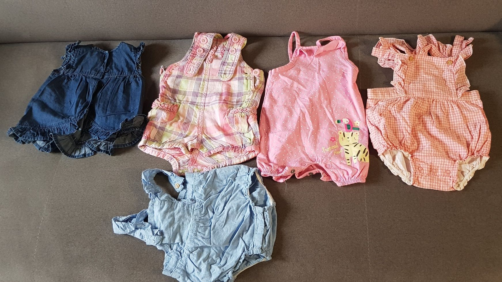 Paka ubranek wyprawka na lato rozm. 62 i 68