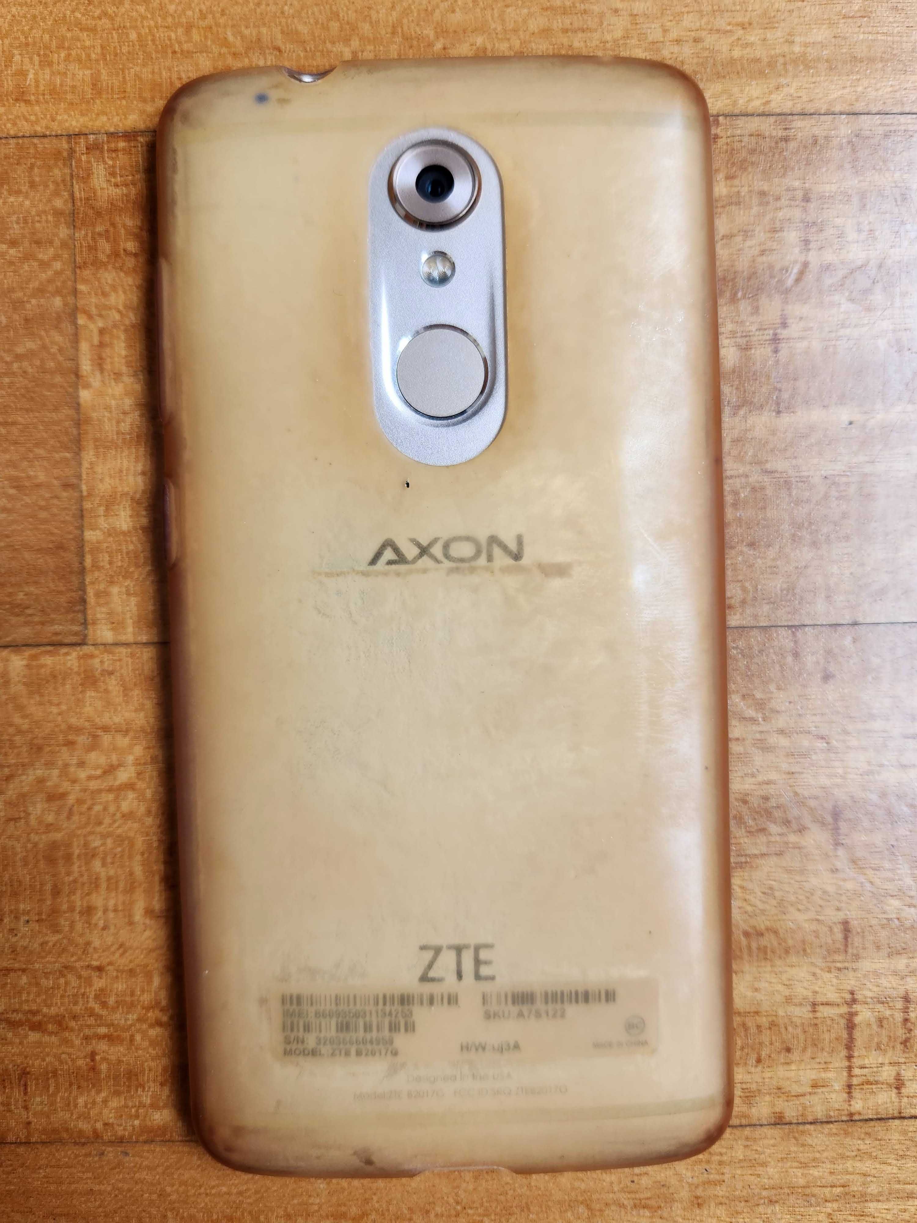 Smartphone ZTE Axon 7 Mini (B2017G) Avariado com Capa Original