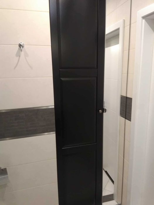 Szafa Ikea Pax 75x35x236 Czarnybrąz Stan Bardzo Dobry
