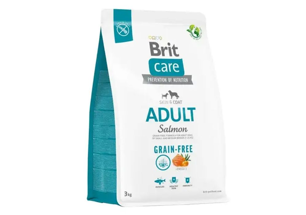 Brit Care Grain Free Adult Salmon, 12 кг (лосось)