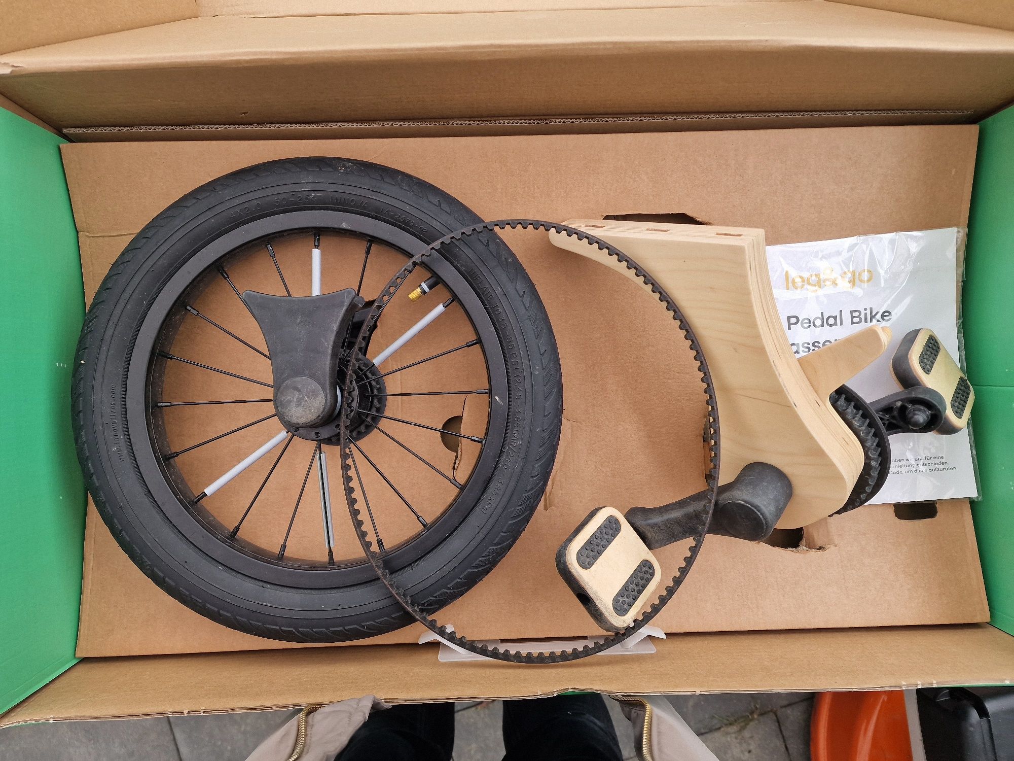 Leg&go Add-on items for pedal bike