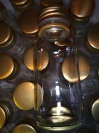 Butelka buteleczka butla szklana aluminiowa zakrętka 60 sztuk okazja