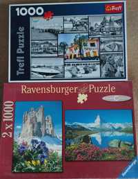 Nowe puzzle 2 paczki (Trefl + Ravensburger 2 in 1)