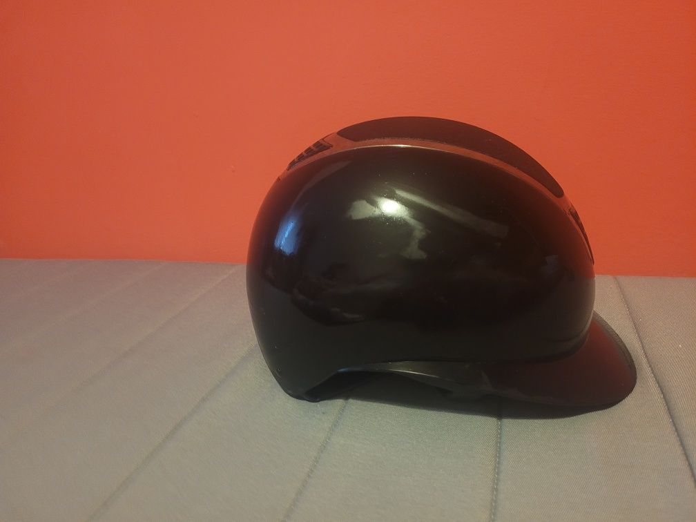 Kask jeździecki BR Lambda Plus Glitter czarny/srebrny