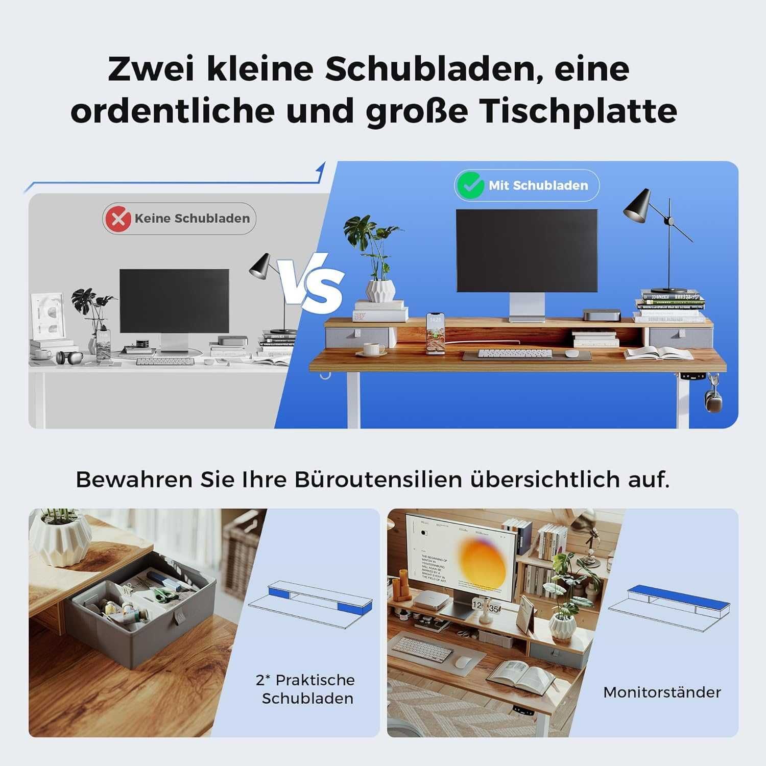 Nowe biurko elektryczne / blat / stół / 160x60CM / regulowane / A2907!