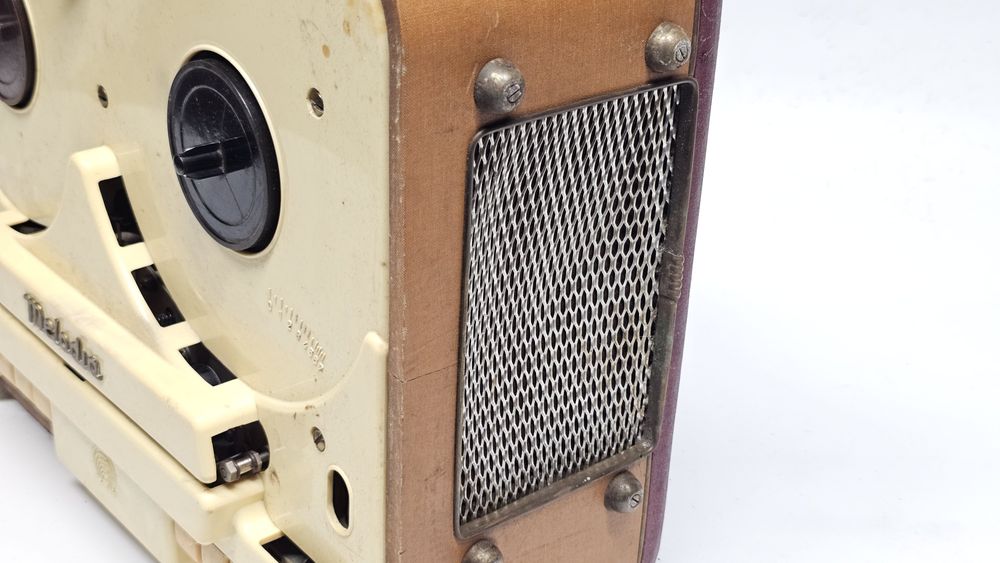 (Na chodzie) Pierwszy polski magnetofon szpulowy lampowy melodia PRL