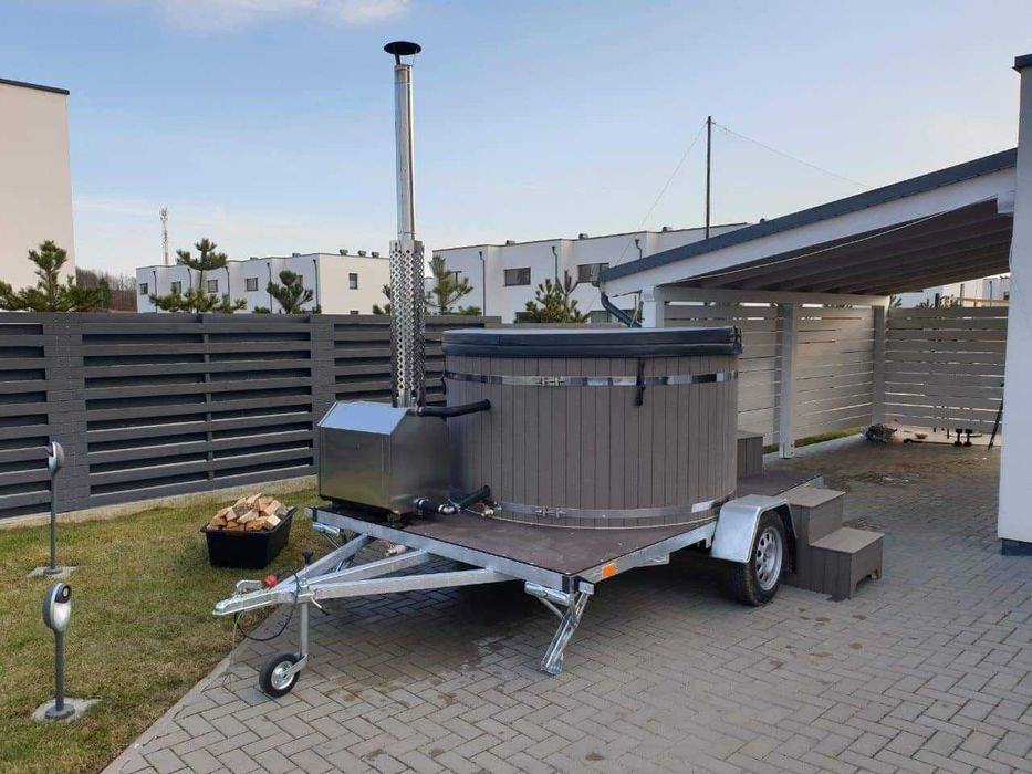 Mobilna Sauna Ogrodowa Sauny Beczki Balie Banie Ruskie Producent LT !