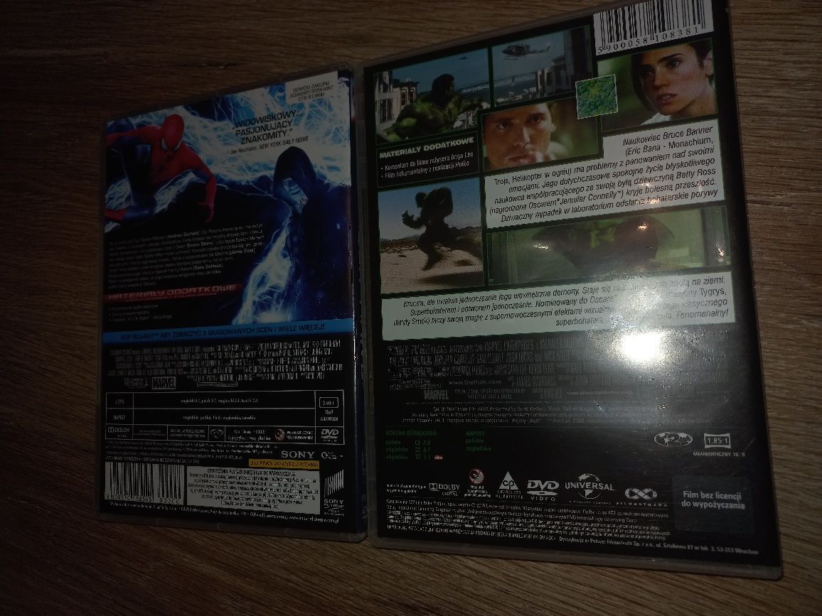 Niesamowity Spider Man2 i Hulk DVD