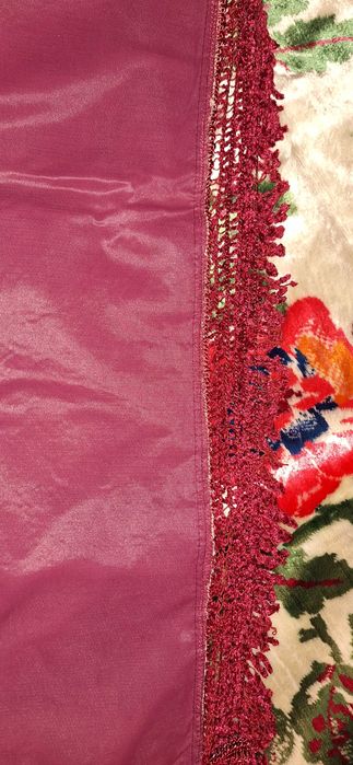 Colcha Flores Rosa Forte