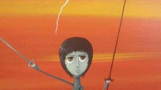 Jeanne D'Arc - Pintura a óleo sobre tela