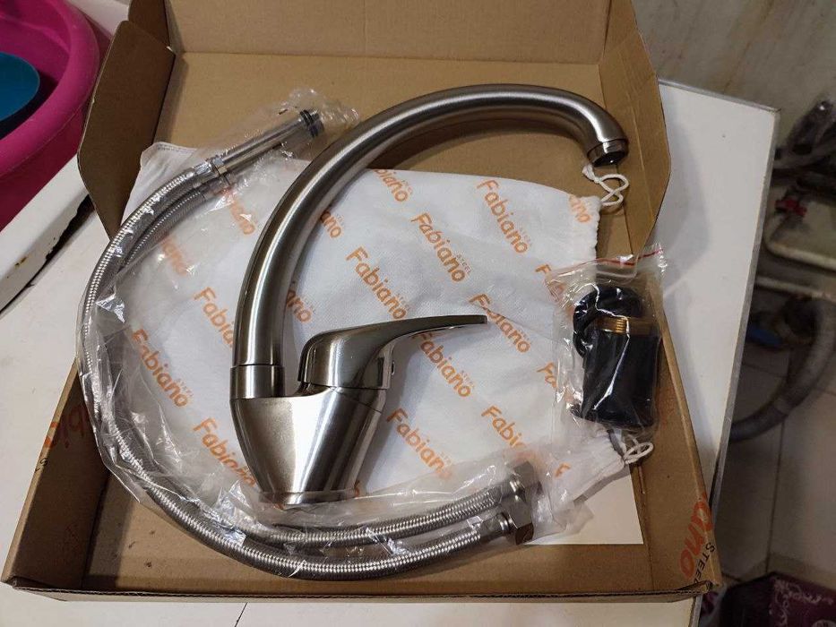 Мойка кухонная Imperial с сифоном и смесителем