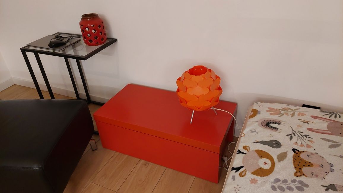 Ikea szafka rozsuwana pomarańczowa - unikat !