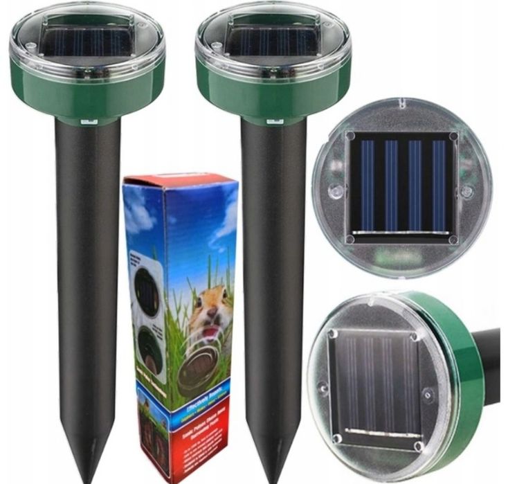 2 x odstraszacz solarny  krety , gryzoni, kretów